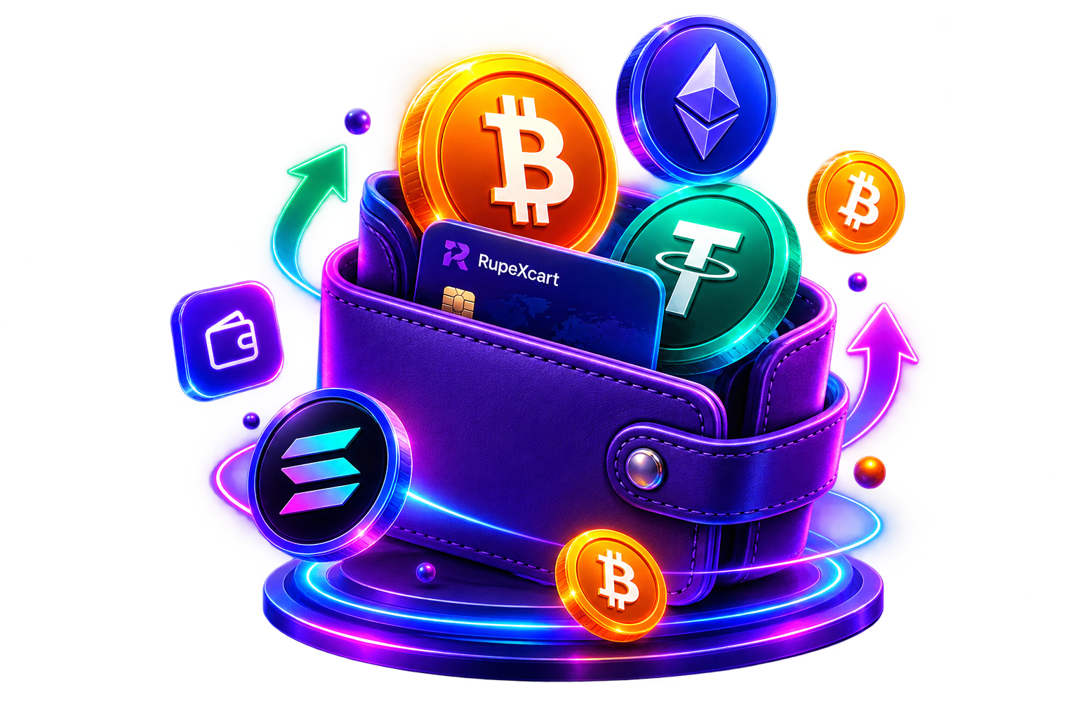 Secure crypto wallet